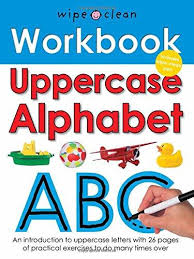 Розвивальні книги: Wipe-Clean Workbook: Uppercase Alphabet