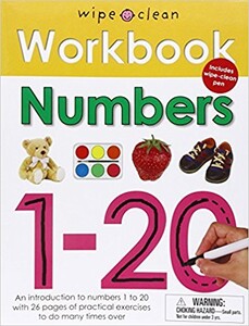 Розвивальні книги: Wipe-Clean Workbook: Numbers