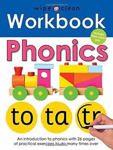 Книги для дітей: Wipe-Clean Workbook: Phonics