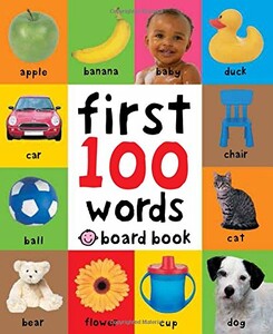 Книги для дітей: First 100 Words Board Book
