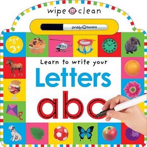 Книги с логическими заданиями: Letters Wipe Clean Learning
