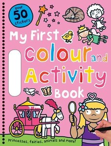 Рисование, раскраски: My First Colour and Activity Books: Pink
