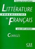Litterature Progr du Franc Interm Corriges