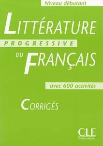 Litterature Progr du Franc Debut Corriges