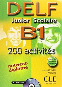 Книги для дітей: DELF Junior scolaire B1 Livre + corriges + transcriptios + CD
