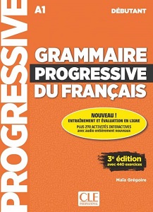 Книги для дорослих: Grammaire Progressive du Francais 3e Edition Debutant Livre + CD + Livre-web 100% interactif