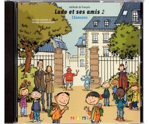 Учебные книги: Ludo et ses amis 2 CD comptines [Didier]