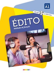 Книги для взрослых: Edito A1 Livre eleve + CD mp3 + DVD (9782278083183)