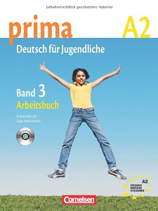 Книги для детей: Prima-Deutsch fur Jugendliche 3 (A2) Arbeitsbuch+CD