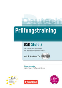 Іноземні мови: Prufungstraining Deutsches Sprachdiplom der Kultusministerkonferenz Stufe 2 (DSD) B2-C1+CDs (2)