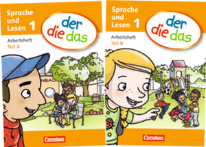 Книги для детей: der die das - 1 Arbeitsheft  A/B, 2 Hefte