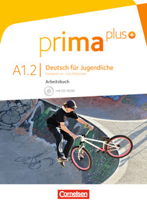 Книги для дітей: Prima plus A1/2 Arbeitsbuch mit CD-ROM