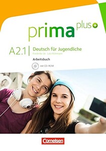 Книги для дітей: Prima plus A2/1 Arbeitsbuch mit CD-ROM