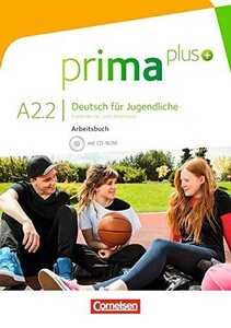 Книги для дітей: Prima plus A2/2 Arbeitsbuch mit CD-ROM