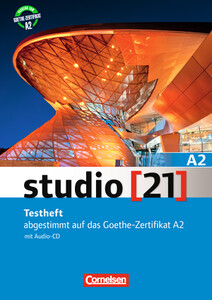 Книги для дорослих: Studio 21 A2 Testheft mit Audio CD
