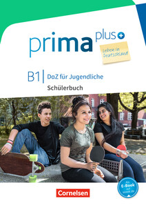 Книги для дітей: Prima plus B1 Leben in Deutschland Sch?lerbuch mit MP3-Download
