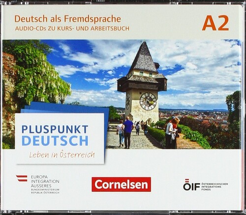 Іноземні мови: Pluspunkt Deutsch - Leben in Osterreich A2 Audio-CDs Kurs- und Arbeitsbuch [Cornelsen]