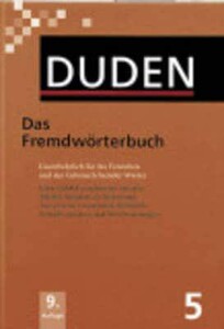 Книги для дорослих: Duden  5. Das Fremdworterbuch