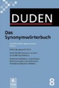 Иностранные языки: Duden  8. Das Synonymworterbuch