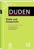 Duden 12. Zitate und Ausspruche