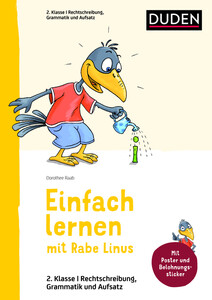 Einfach lernen mit Rabe Linus - Deutsch 2.Klasse Rechtschreibung, Grammatik und Aufsatz