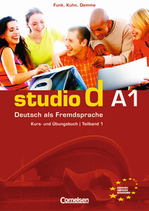 Книги для дорослих: Studio d  A1 Teil 1 (1-6) Kurs- und Ubungsbuch mit CD