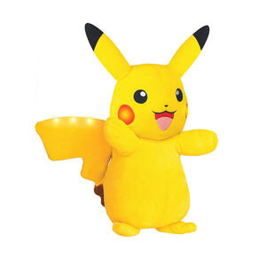 М'які іграшки: Інтерактивна м'яка іграшка «Пікачу, 25 см», Pokemon
