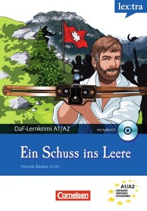 Книги для дорослих: DaF-Krimis: A1/A2 Ein Schuss ins Leere mit Audio CD