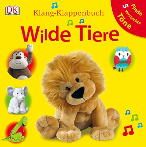 Для найменших: Klang-Klappenbuch: Wilde Tiere