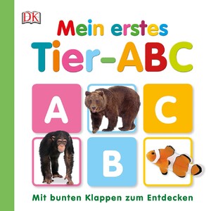 З віконцями і стулками: Mein erstes: Tier-ABC  Mit bunten Klappen zum Entdecken