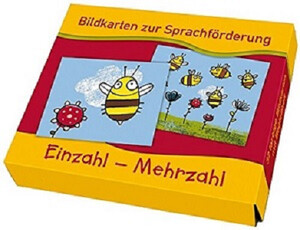 Книги для дітей: Bildkarten: Einzahl - Mehrzahl