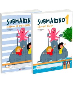 Книги для детей: Submarino 1 Pack: Libro del alumno + Cuaderno de ejercicios + Audio descargable [Edelsa]