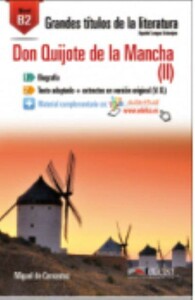 Навчальні книги: Grandes Titulos de la Literatura: Don Quijote de la Mancha 2 (B2) [Edelsa]