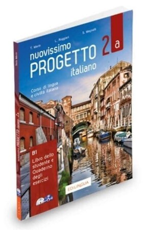 Иностранные языки: Progetto Italiano Nuovissimo 2A (B1) Libro&Quaderno + CD Audio + DVD [Edilingua]