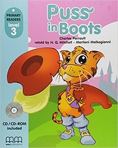 Книги для детей: PR3 Puss in Boots with CD-ROM