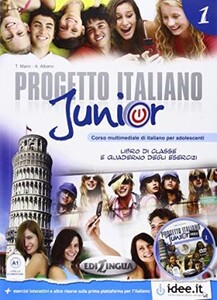 Книги для дітей: Progetto Italiano Junior 1 Libro & Quaderno + CD audio (9789606930324)