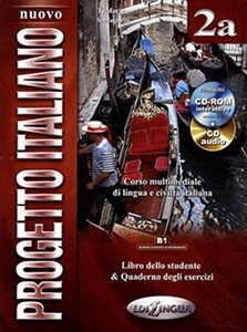 Книги для дітей: Progetto Italiano Nuovo 2A (B1) Libro&Quaderno + CD Audio + CD-ROM