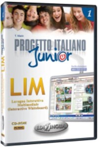 Книги для детей: Progetto Italiano Junior 1 LIM (software whiteboard)