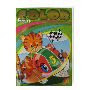 Книги для дітей: Fun color: Транспорт