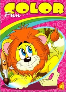 Книги для дітей: Fun color: Львёнок