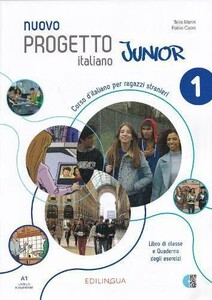 Progetto Italiano Junior Nuovo 1 Libro & Quaderno + audio + video (QR code) [Edilingua]