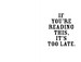 If You're Reading This, It's Too Late [Usborne] дополнительное фото 9.