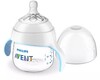 Тренувальна чашка з соскою і ручками Natural Avent, від 4 міс, 150 мл, SCF262/06