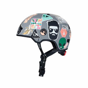 Защита и шлемы: Защитный шлем «Стикеры» (M, 4-7 лет), Micro