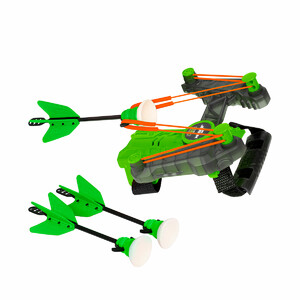 Луки и арбалеты: Игрушечный лук на запястье Air Storm - «Wrist bow» зеленый