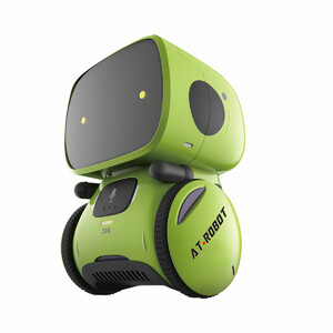 Игры и игрушки: Интерактивный робот с голосовым управлением – AT-Robot (зелёный)