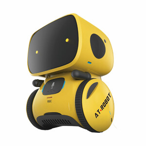 Игры и игрушки: Интерактивный робот с голосовым управлением – AT-Robot (жёлтый)