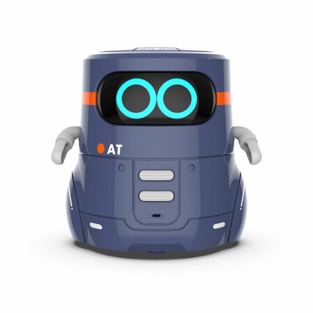 Роботи: Розумний робот із сенсорним керуванням та навчальними картками — AT-Robot 2 (темно-фіолетовий)