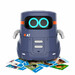 Умный робот с сенсорным управлением и обучающими карточками — AT-Robot 2 (темно-фиолетовый) дополнительное фото 3.