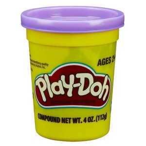 Набор Плей-До 1 банка с массой для лепки сиреневый B7561, Play-Doh